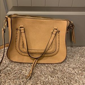 Sole Society Destin satchel in Camel